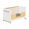 Casababy Palmer White Βρεφικό Κρεβάτι Μετατρεπόμενο Σε Προεφηβικό